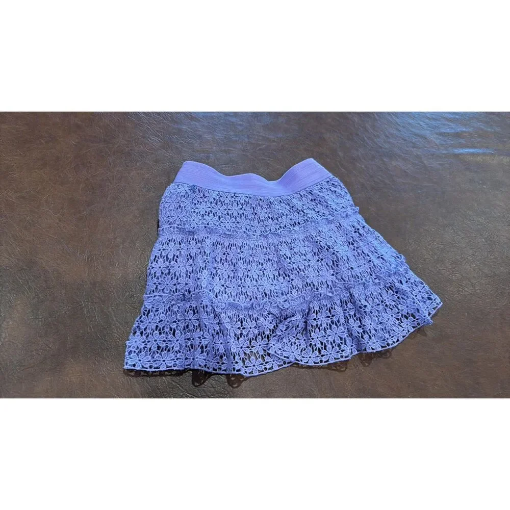 Justice purple girls skirt size 10